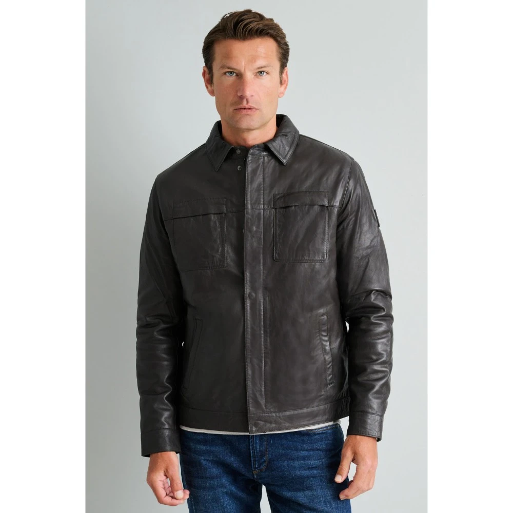 NAVY & GREEN Δερμάτινα Παπούτσια 24AM.003 Ανδρικό