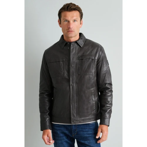 NAVY & GREEN Δερμάτινα Παπούτσια 24AM.003 Ανδρικό