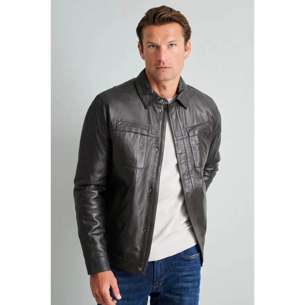 NAVY & GREEN Δερμάτινα Παπούτσια 24AM.003 Ανδρικό