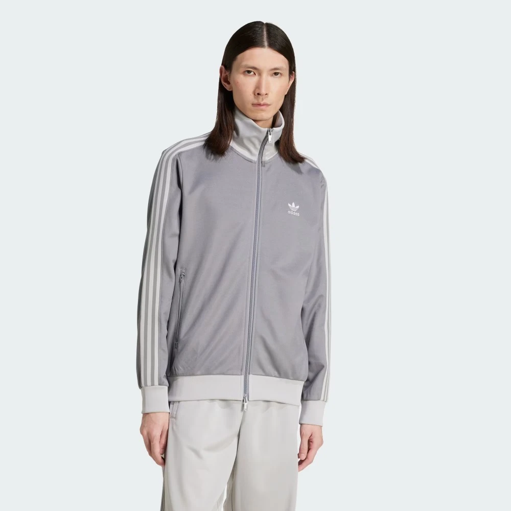 ADIDAS ORIGINALS JP1226 UNISEX FLEECE JACKET - FIREB