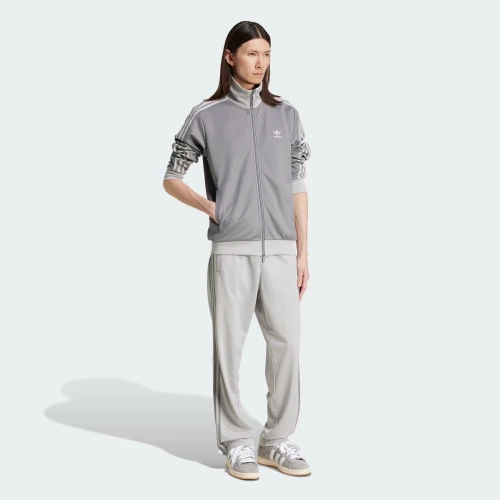 ADIDAS ORIGINALS JP1226 UNISEX FLEECE JACKET - FIREB