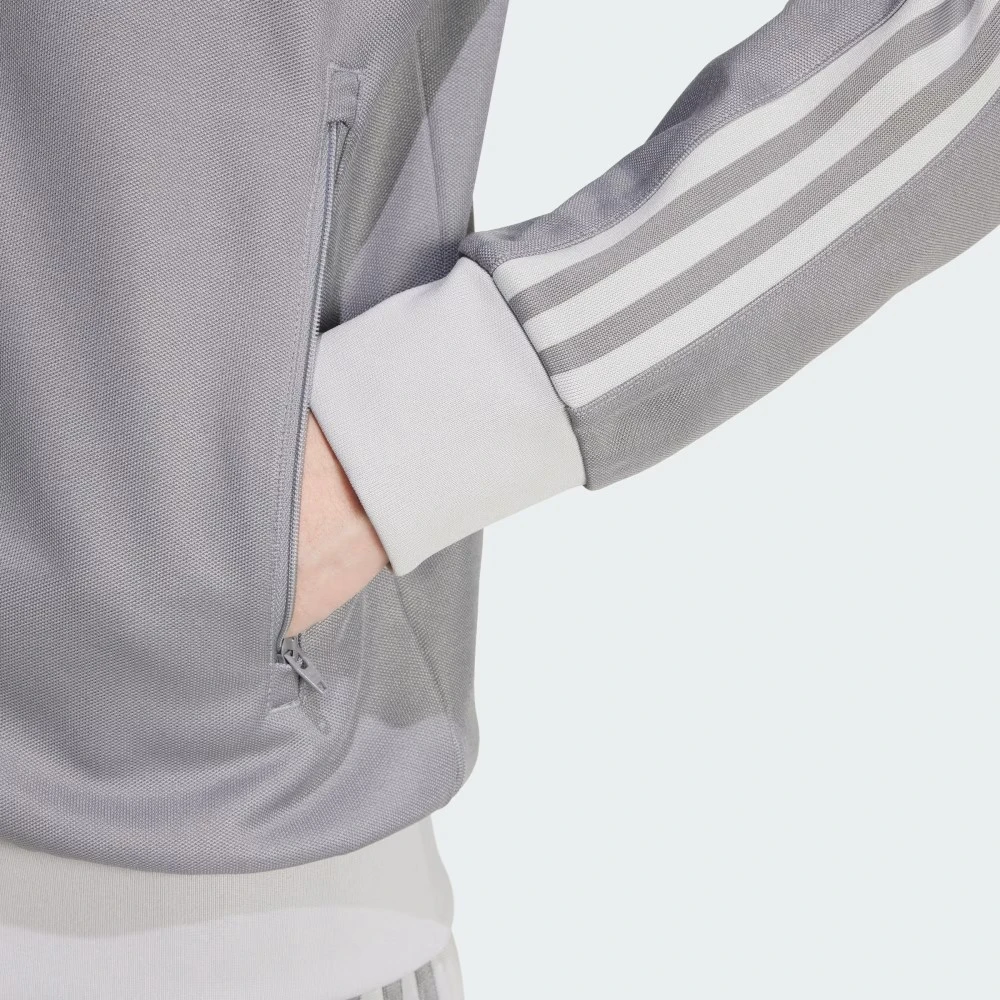 ADIDAS ORIGINALS JP1226 UNISEX FLEECE JACKET - FIREB