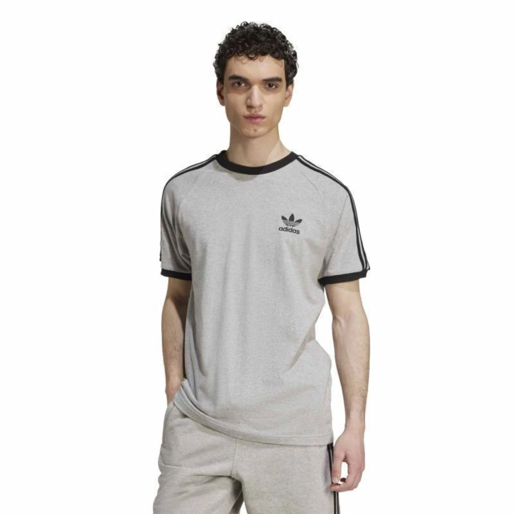 ADIDAS JY1369 Men's Short Sleeve 3-Stripes T-Shirt