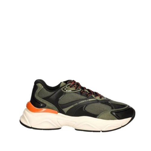 KARL LAGERFELD Men's Mesh Mix Lo Runner Sneakers