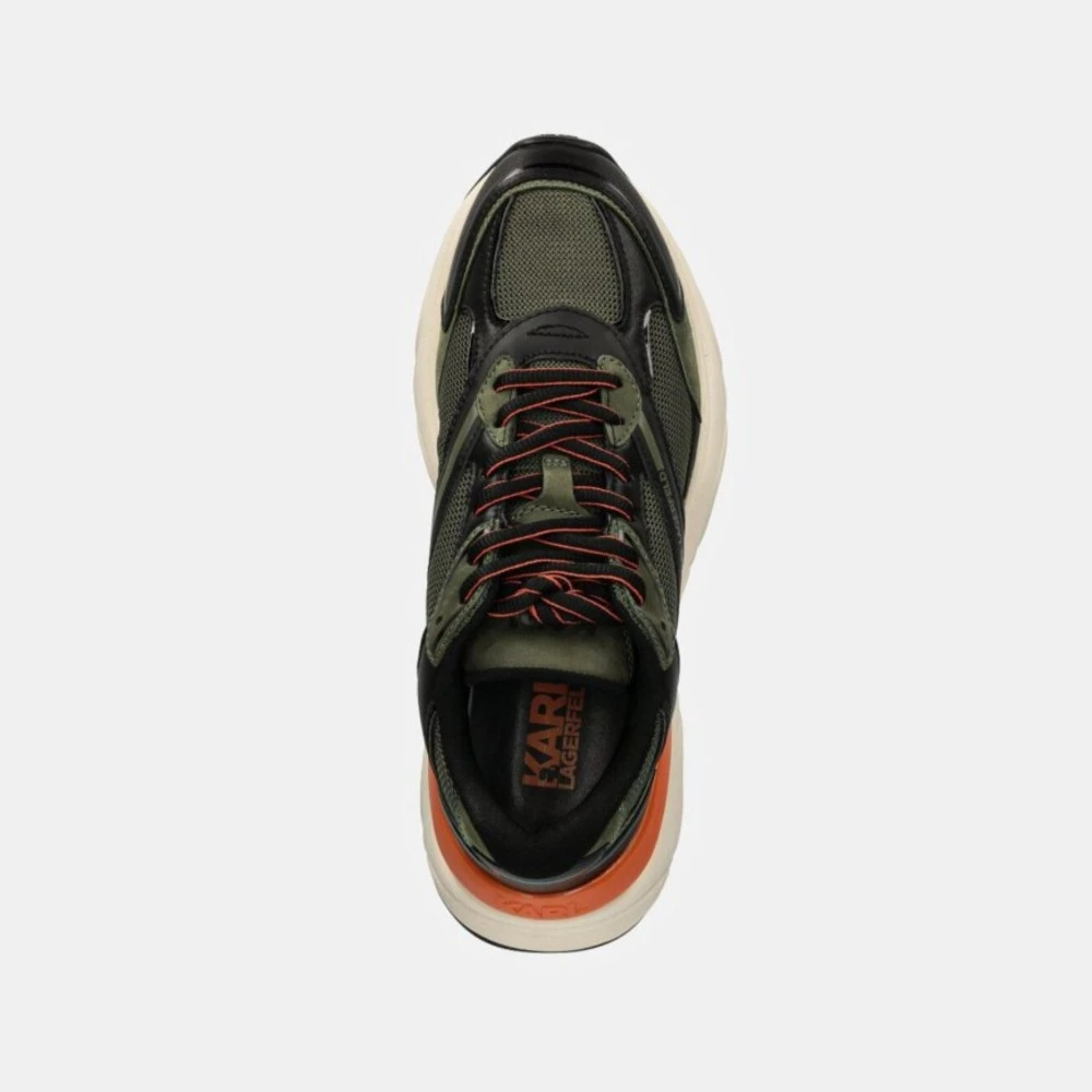 KARL LAGERFELD Men's Mesh Mix Lo Runner Sneakers