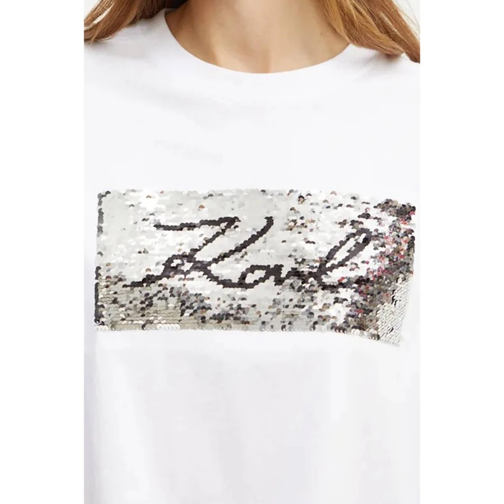 KARL JEANS Γυναικεία Μπλούζα Κ.Μ. Reversible Sequins 12345