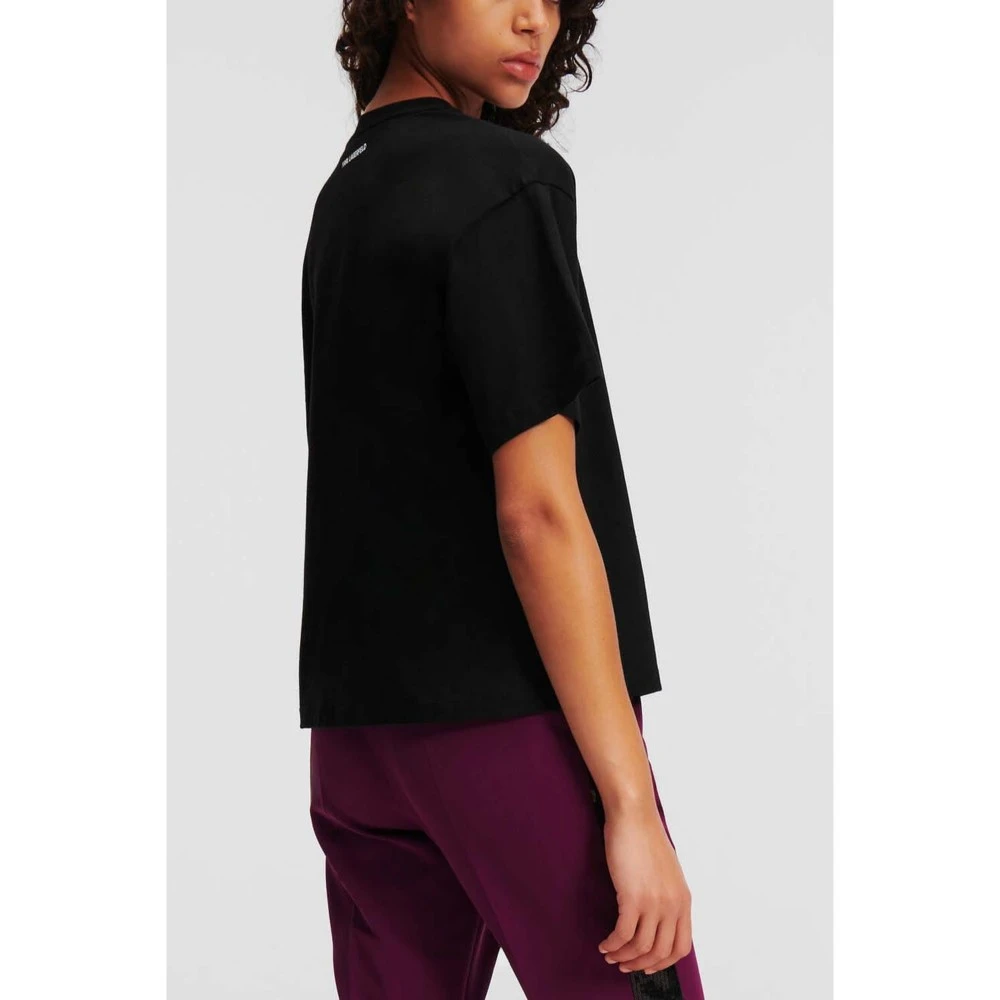 KARL JEANS Γυναικεία Μπλούζα Κ.Μ. Rhinestone 12345