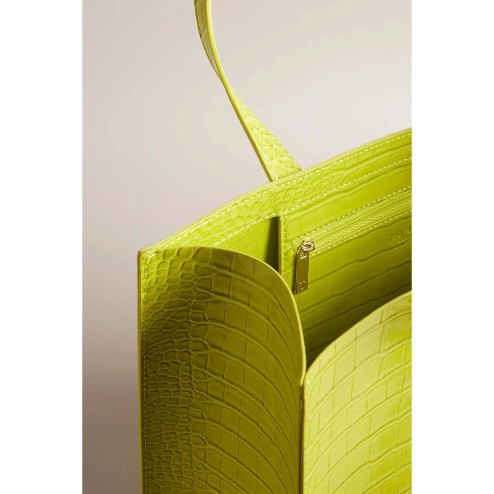 Ted Baker Γυναικεία Τσάντα Croc Effect Large Icon BA