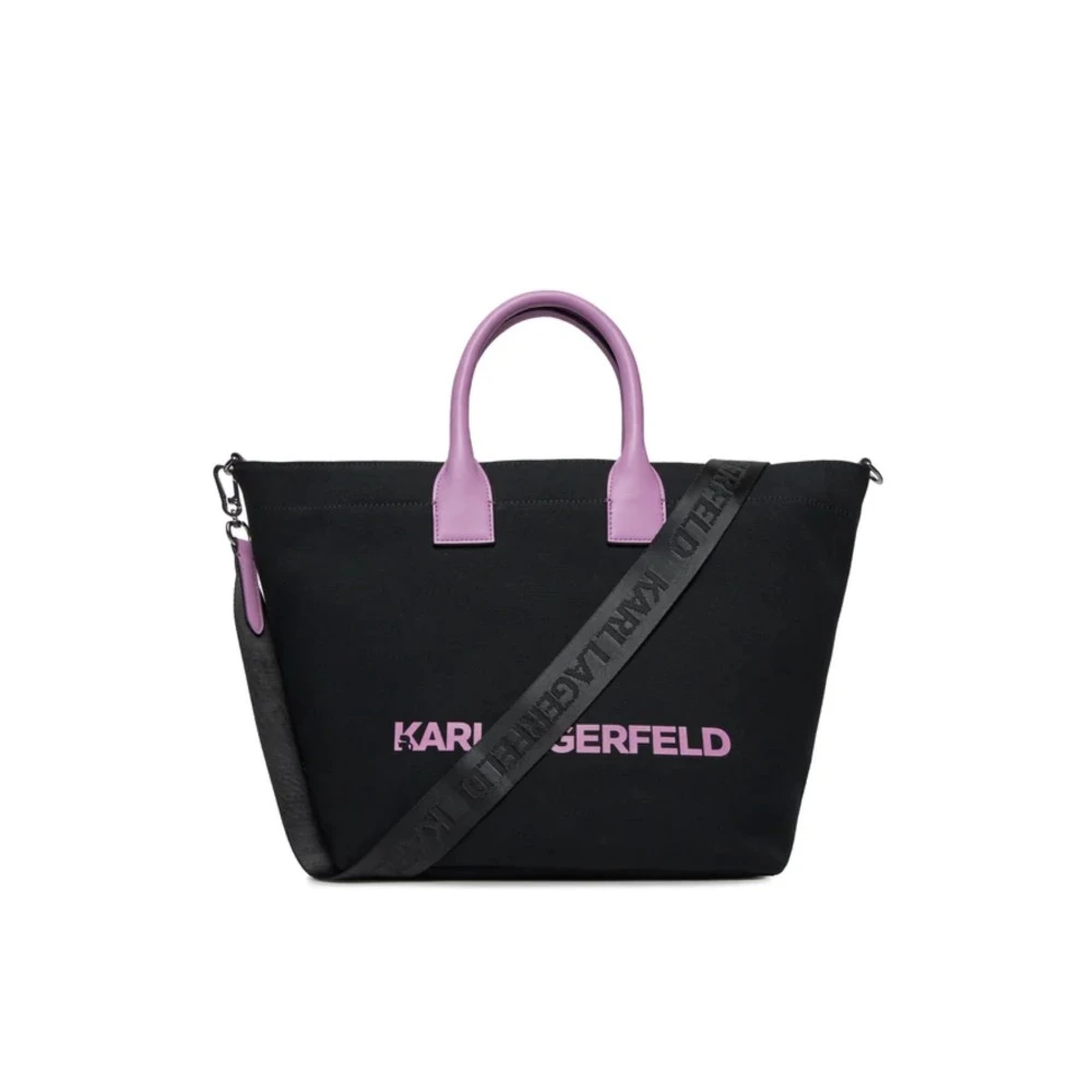 KARL JEANS Γυναικεία Τσάντα Icon K Canvas Shopper 12345