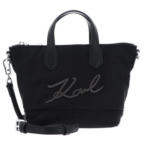 KARL JEANS Γυναικεία Τσάντα SM Tote K/Signature Nylon  Κωδικός: K/SIGNATURE NYLON SM TOTE
