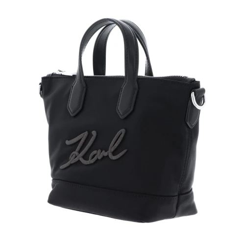 KARL JEANS Γυναικεία Τσάντα SM Tote K/Signature Nylon  Κωδικός: K/SIGNATURE NYLON SM TOTE