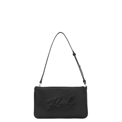 KARL JEANS Γυναικεία Τσάντα Shoulder Pouch Grainy K/SKUARE