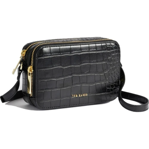 Ted Baker Γυναικεία Τσάντα Stina Double Zip Croc Effect Mini 12345