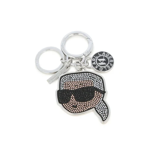 Chic Elegance: KARL LAGERFELD ΓΥΝΑΙΚΕΙΟ ΜΠΡΕΛΟΚ K/IKONIK 2.0 RHINSTNS KEYCHAIN