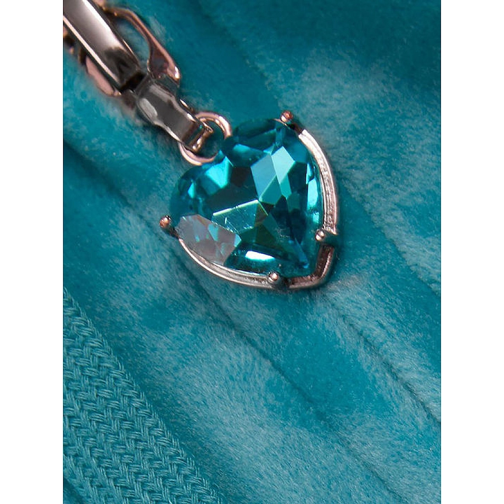 Juicy Couture Robertson Γυναικεία Ζακέτα Φούτερ Βελουτέ με Κουκούλα