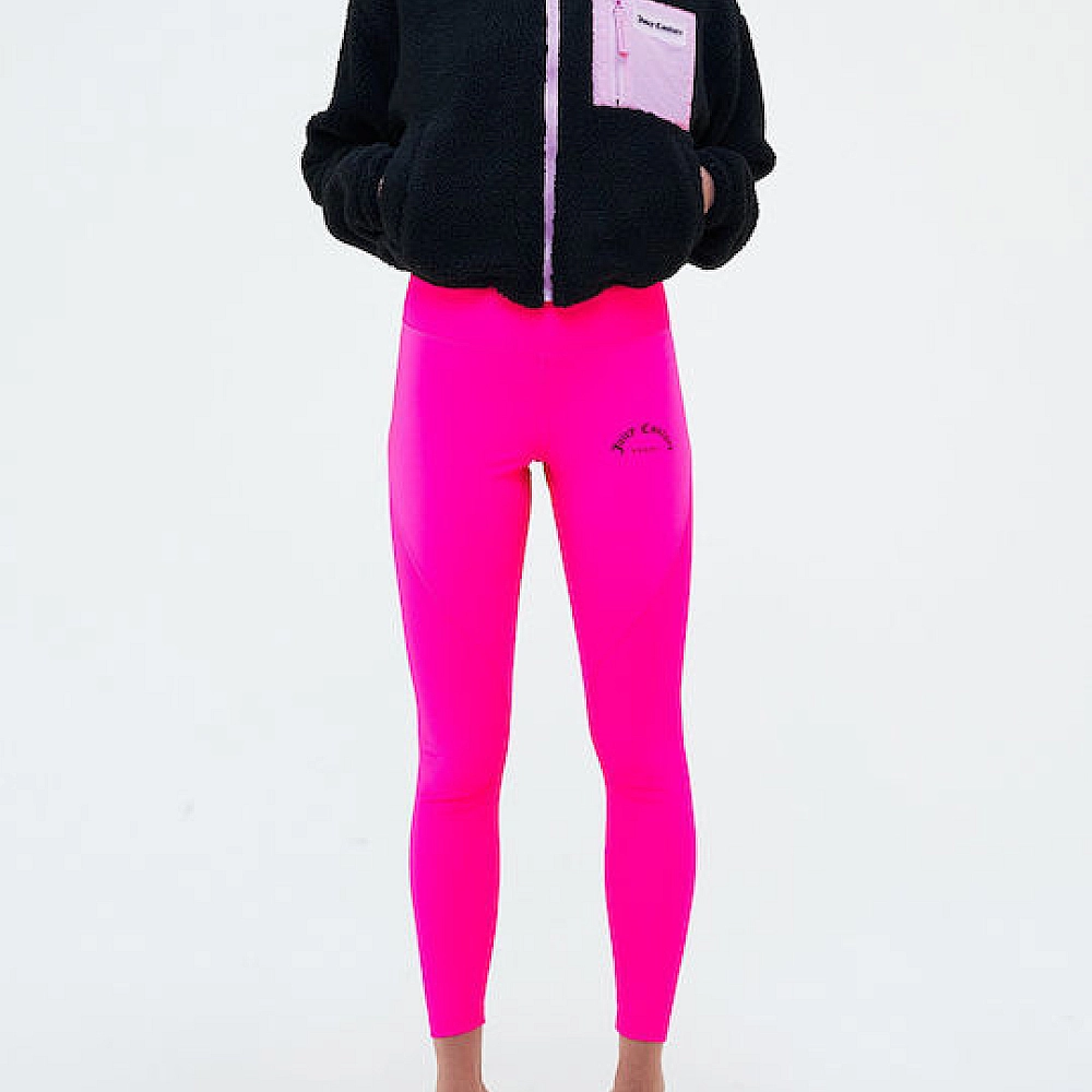 Juicy Couture Κοντή Fleece Γυναικεία Ζακέτα με Φερμουάρ