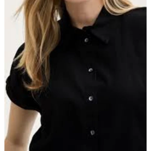 TOM TAILOR 1046207 Γυναικείο Πουκάμισο Blouse Shortsleeve With Linen Tom Tailor.