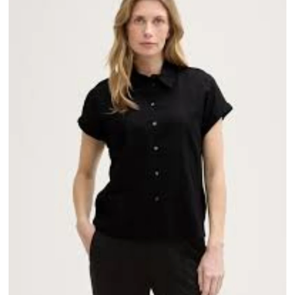TOM TAILOR 1046207 Γυναικείο Πουκάμισο Blouse Shortsleeve With Linen Tom Tailor.
