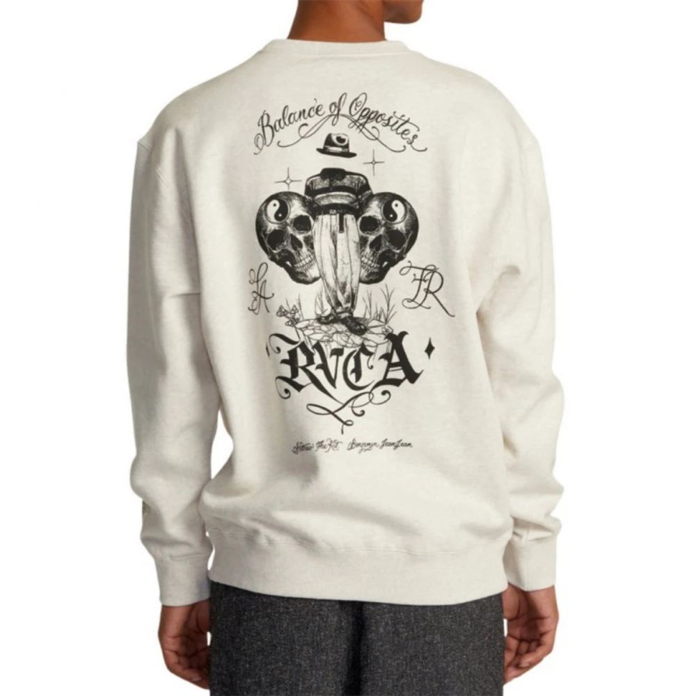 RVCA AVYFT00371 Αντρική Μπλούζα Με Στρογγυλή Λαιμόκοψη RVCA.