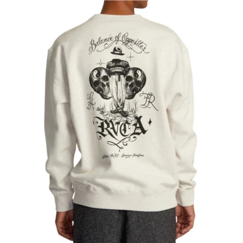 RVCA AVYFT00371 Αντρική Μπλούζα Με Στρογγυλή Λαιμόκοψη RVCA.