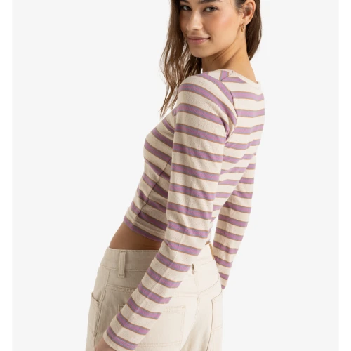 ROXY ERJKT04208 Γυναικεία Μπλούζα MOON BAY STRIPES ROXY