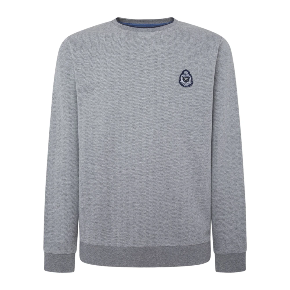 HACKETT HM581286 Αντρικό Φούτερ HERITAGE JACQ CREW.