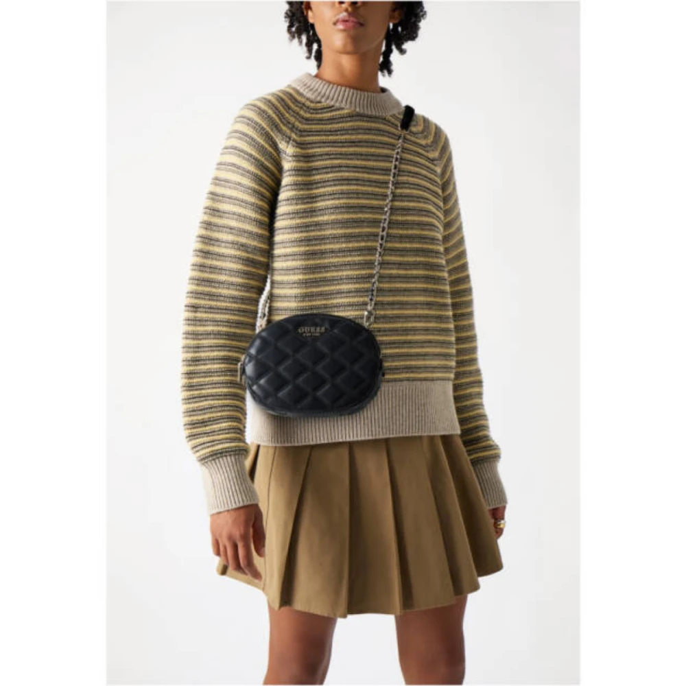 GUESS HWQG9632120 Γυναικεία Τσάντα TAMSIN DOUBLE ZIP CROSSBODY