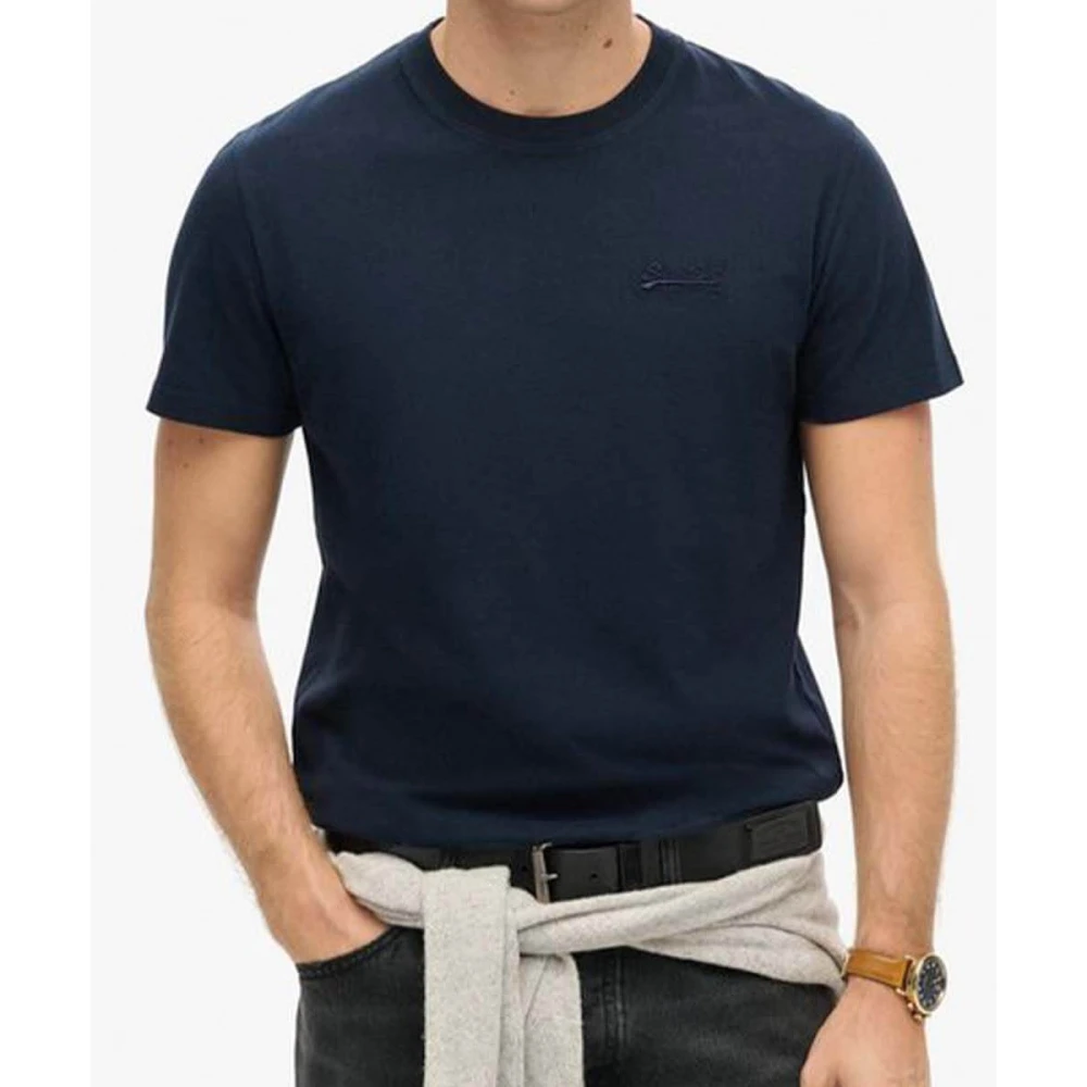 SUPERDRY M1011245M Αντρική Μπλούζα ESSENTIAL LOGO EMB TEE.
