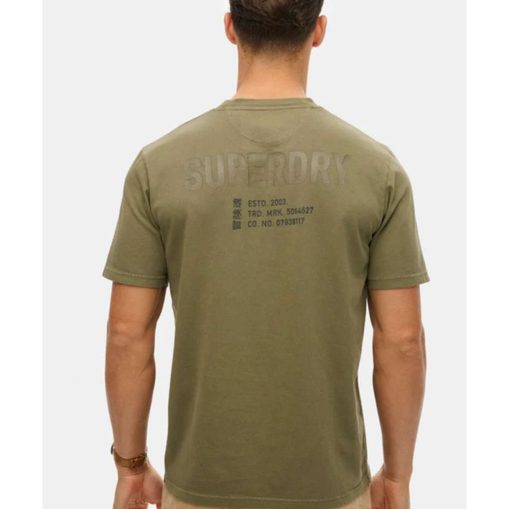 SUPERDRY M1012116A Αντρική Μπλούζα UTILITY SPORT GRAPHIC T SHIRT.