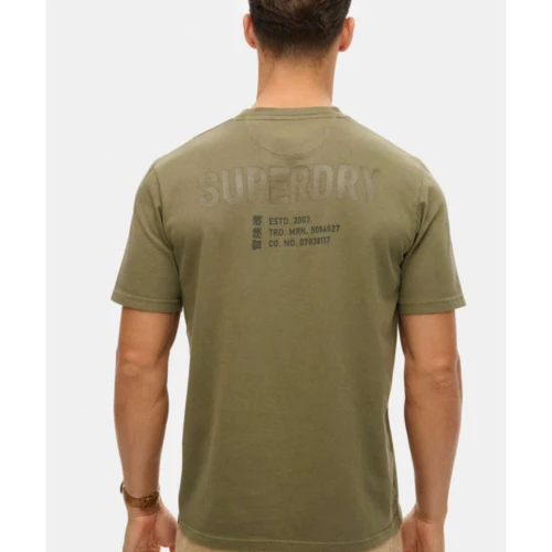 SUPERDRY M1012116A Αντρική Μπλούζα UTILITY SPORT GRAPHIC T SHIRT.