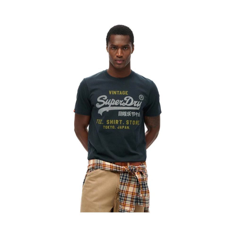 SUPERDRY M1012212A Αντρική Μπλούζα OVIN VL HERITAGE RELAXED TEE.