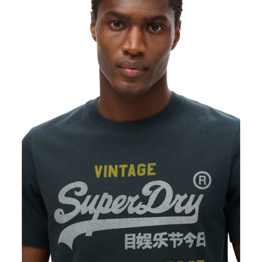 SUPERDRY M1012212A Αντρική Μπλούζα OVIN VL HERITAGE RELAXED TEE.