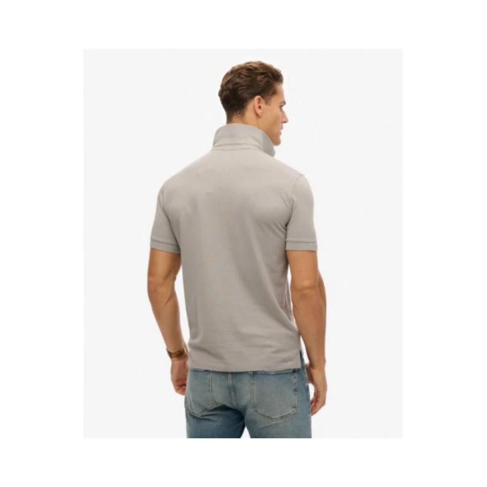 SUPERDRY M1110438A Αντρική Μπλούζα STUD CITY PIQUE POLO.