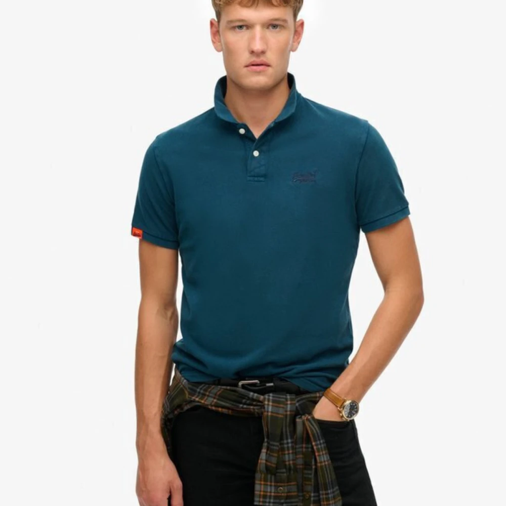 SUPERDRY M1110439A Αντρική Μπλούζα OVIN VINT DESTROY POLO.