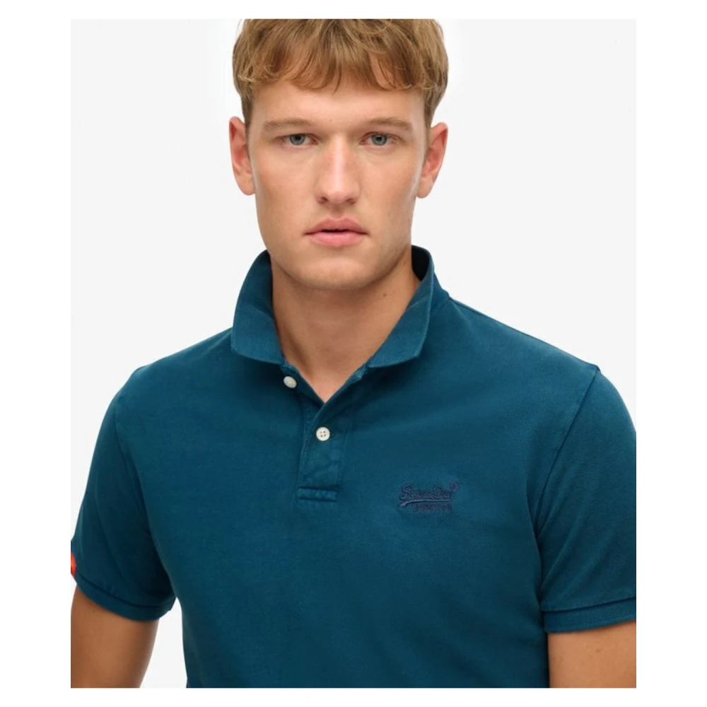 SUPERDRY M1110439A Αντρική Μπλούζα OVIN VINT DESTROY POLO.
