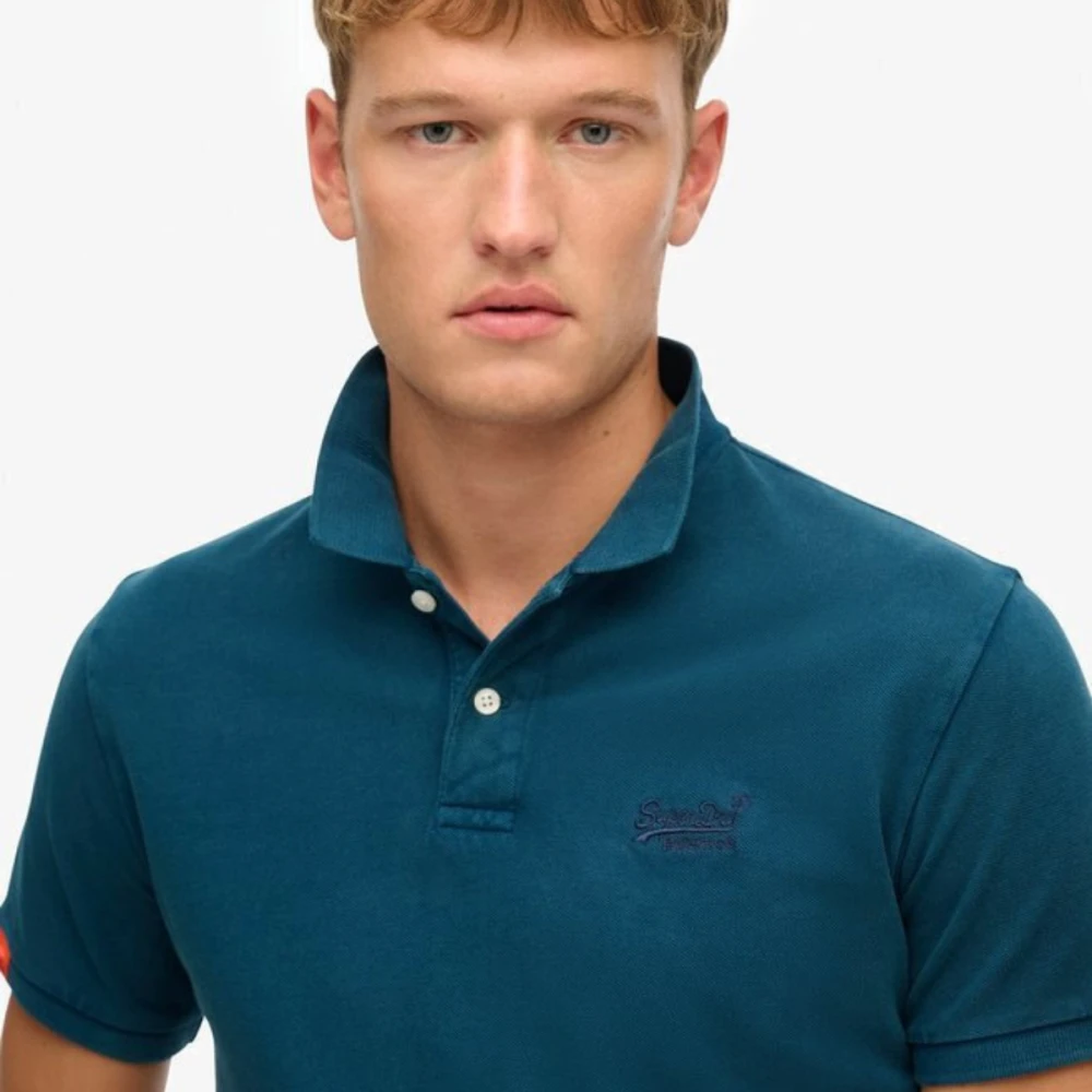 SUPERDRY M1110439A Αντρική Μπλούζα OVIN VINT DESTROY POLO.