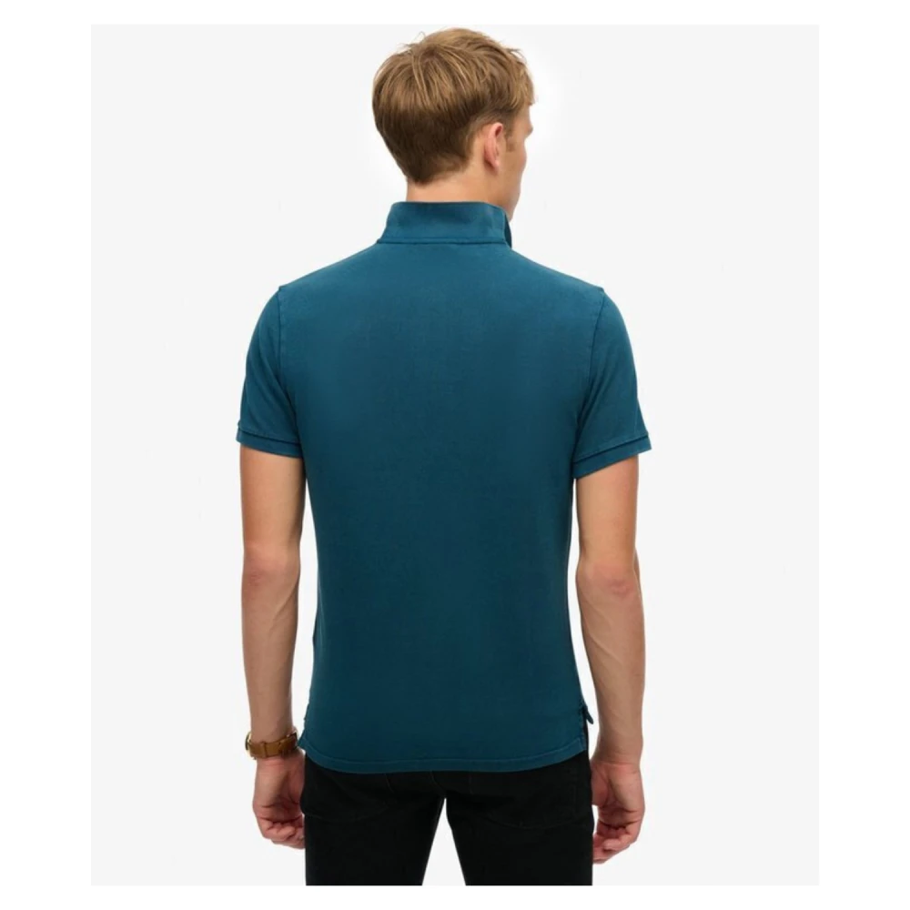 SUPERDRY M1110439A Αντρική Μπλούζα OVIN VINT DESTROY POLO.