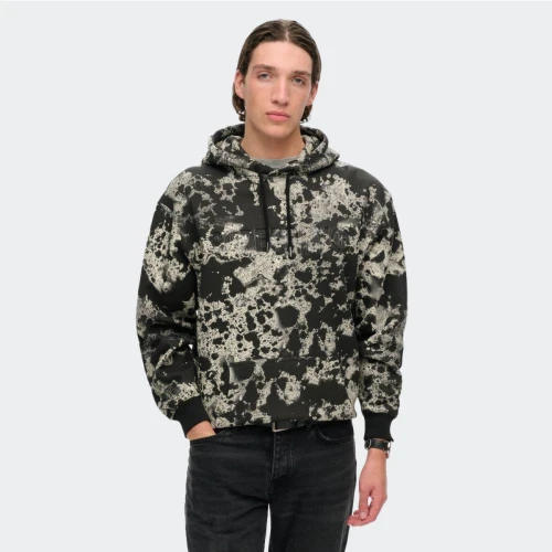 SUPERDRY M2013725A Αντρικό Φούτερ UTILITY CAMO LOGO LOOSE HOOD.