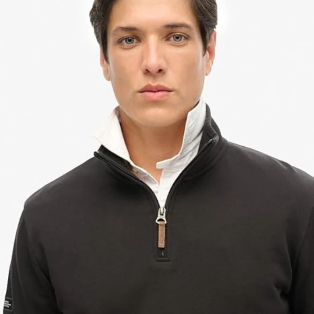 M2014053A Αντρικό Φούτερ OVIN CORE LOGO HENLEY.