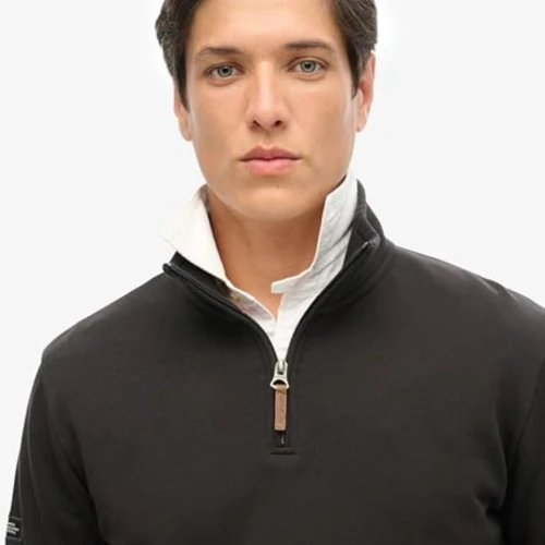 SUPERDRY M2014053A Αντρικό Φούτερ OVIN CORE LOGO HENLEY.