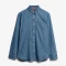 SUPERDRY M4010997A Αντρικό Πουκάμισο STUD ESSENTIALS L/S DENIM SHIRT.