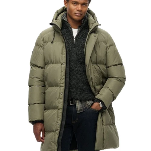 SUPERDRY M5011917A Αντρικό Μπουφάν HOODED SPORTS PUFFER MID JKT.