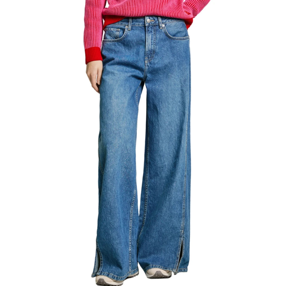 PEPE JEANS PL2050012 Γυναικείο Παντελόνι WIDE LEG JEANS MW SLIT