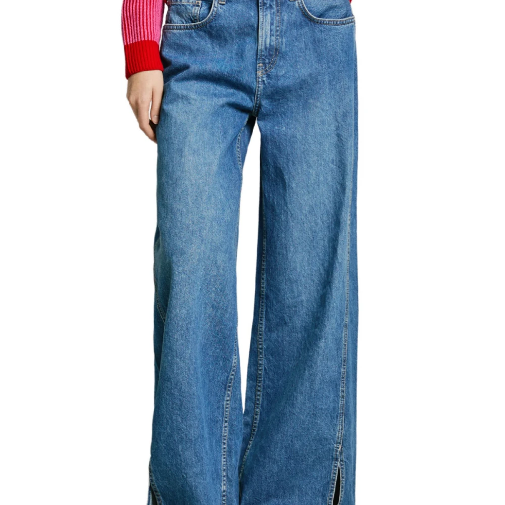 PEPE JEANS PL2050012 Γυναικείο Παντελόνι WIDE LEG JEANS MW SLIT
