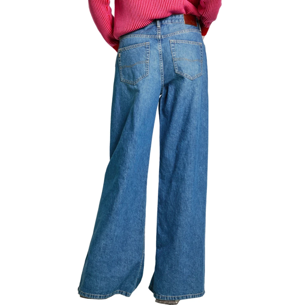 PEPE JEANS PL2050012 Γυναικείο Παντελόνι WIDE LEG JEANS MW SLIT