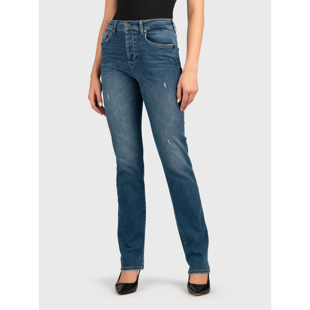 LIU JO UA5063DS615 Γυναικείο Παντελόνι DENIM PANT.AUTHENTIC STRAIG