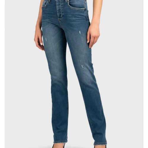 LIU JO UA5063DS615 Γυναικείο Παντελόνι DENIM PANT.AUTHENTIC STRAIG