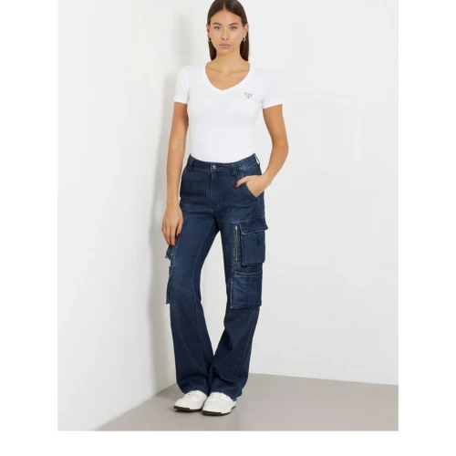 GUESS Γυναικεία Μπλούζα MINI TRIANGLE TEE