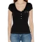 GUESS Γυναικεία Μπλούζα HENLEY OLYMPIA TOP