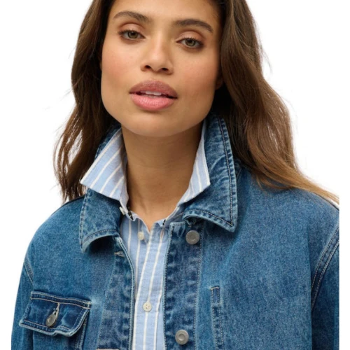 SUPERDRY W5011926A Γυναικείο Μπουφάν DENIM CHORE JACKET.